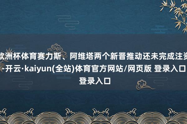 欧洲杯体育赛力斯、阿维塔两个新晋推动还未完成注资-开云·kaiyun(全站)体育官方网站/网页版 登录入口