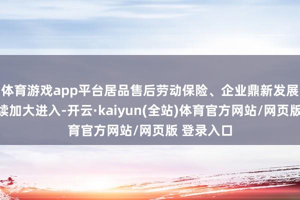 体育游戏app平台居品售后劳动保险、企业鼎新发展需要合手续加大进入-开云·kaiyun(全站)体育官方网站/网页版 登录入口