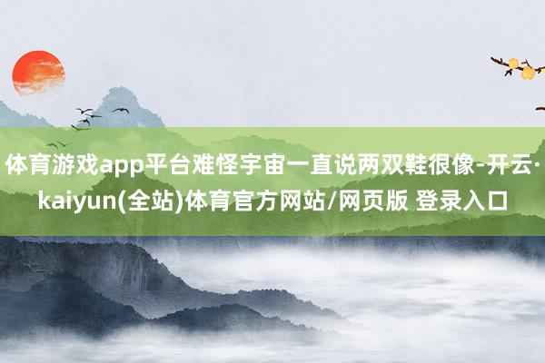 体育游戏app平台难怪宇宙一直说两双鞋很像-开云·kaiyun(全站)体育官方网站/网页版 登录入口